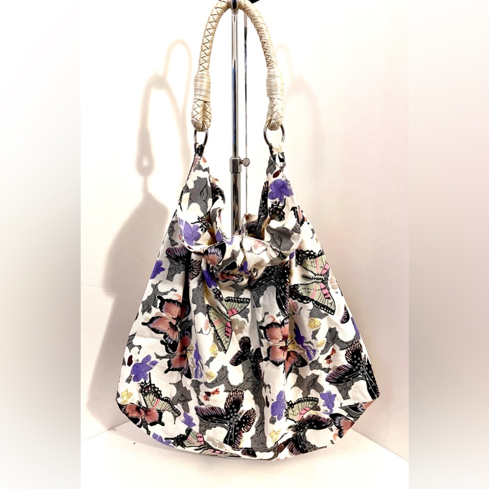Butterfly Print Shoulder Bag